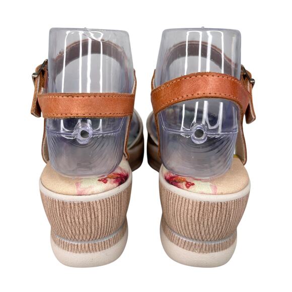 Dorking by Fluchos Spain Wedge Sandals Gold 36 - Picture 7 of 12